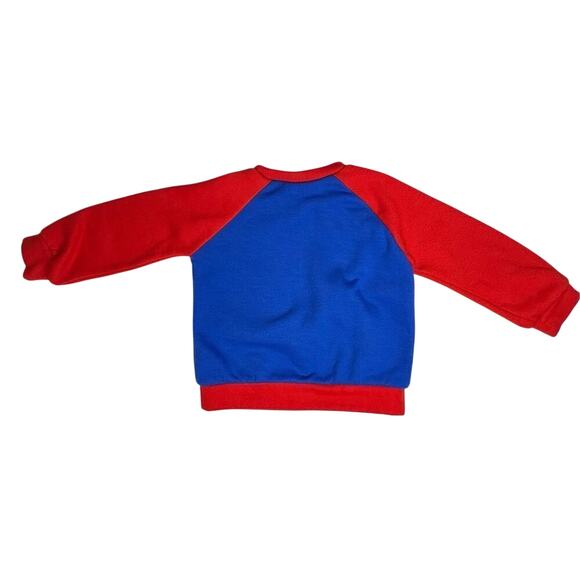 Marvel Amazing Friends Spiderman Fleece Sweatshirt Toddler 2T Superhero Red Blue - Picture 9 of 10